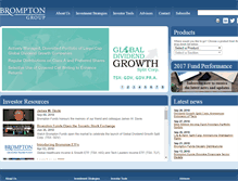 Tablet Screenshot of bromptongroup.com